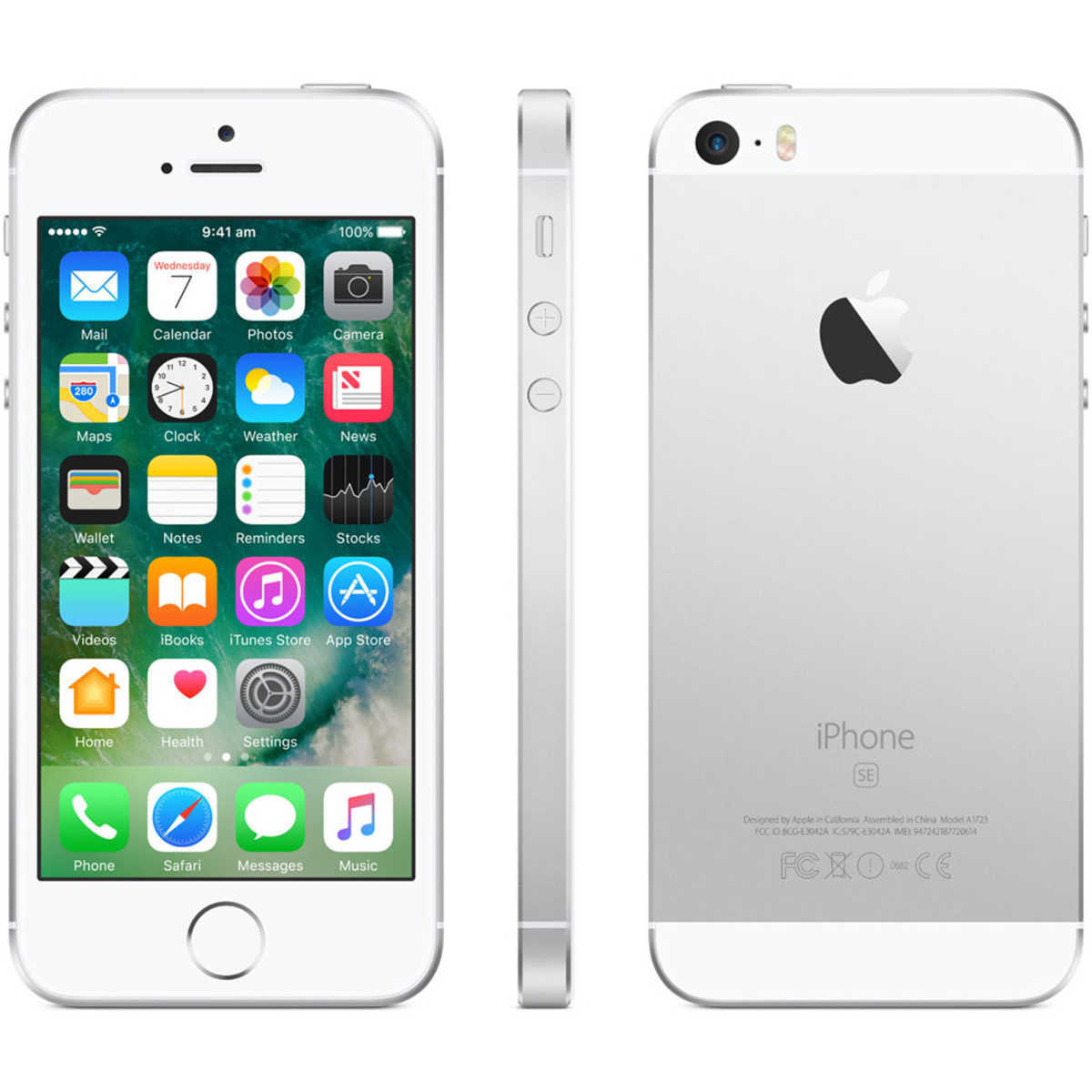 Apple iPhone SE 4" Display Silver 64GB 4G LTE GSM UNLOCKED Smartphone