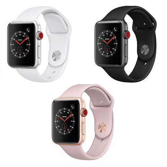 Apple Watch Series 3 42mm WiFi GPS Cellular Aluminum Case Sport Band Smart Watch - 294213 - Apple Watch Series 3 42mm WiFi GPS Cellular Aluminum Case Sport Band Smart Watch