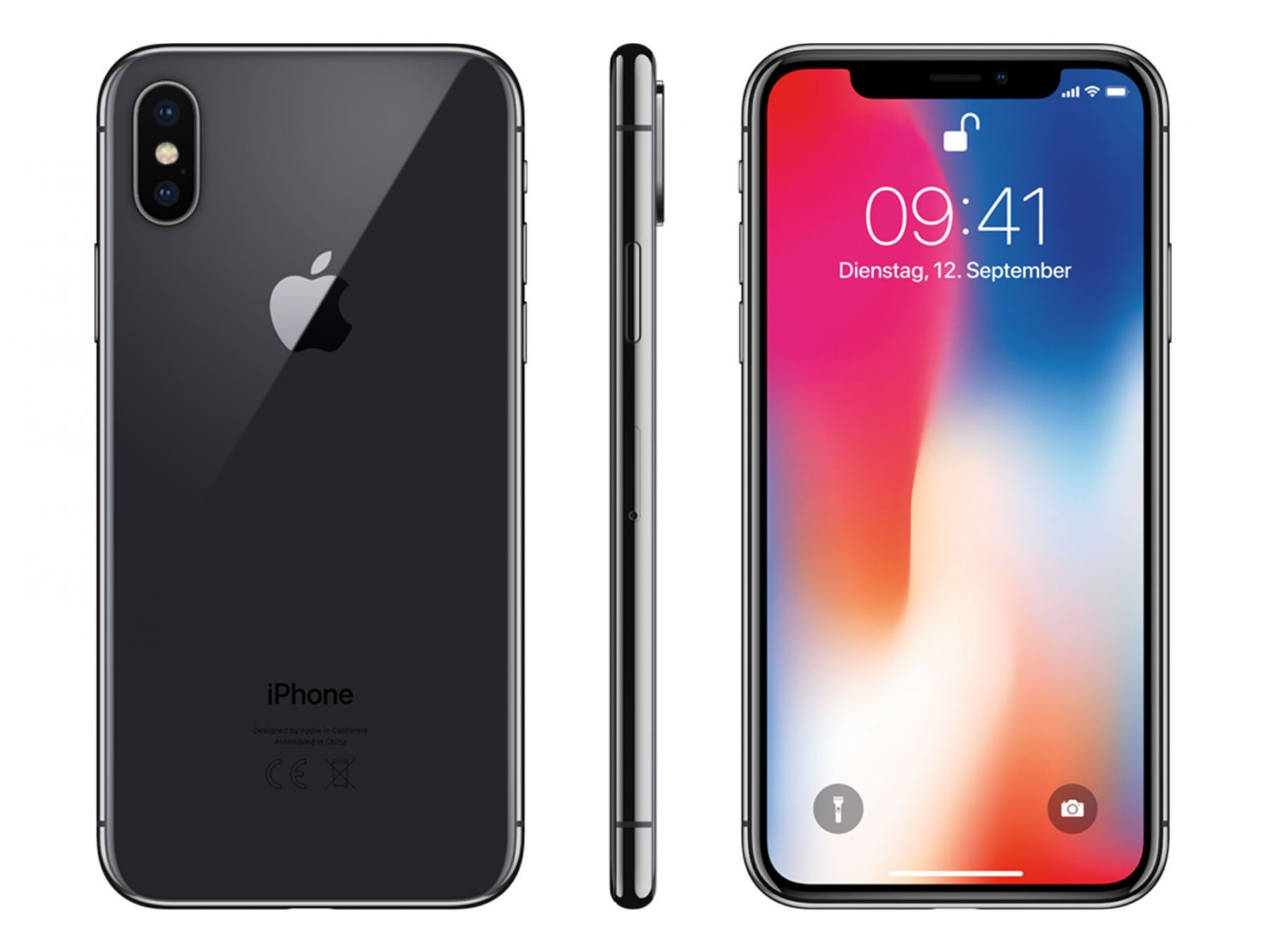 Apple iPhone X A1865 256GB Space Gray Fully Unlocked (GSM + CDMA